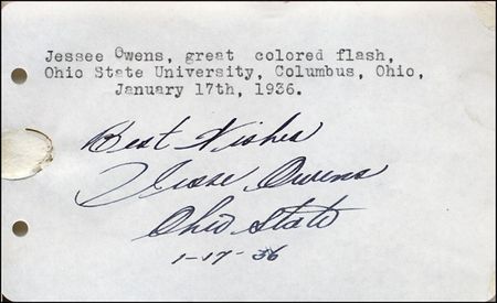 Lot #1668 Jesse Owens - Image 2