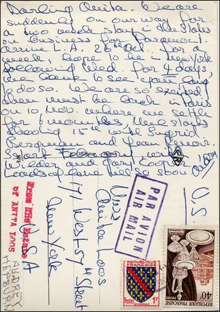 Lot #1150 Audrey Hepburn - Image 1