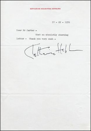 Lot #1157 Katharine Hepburn - Image 1
