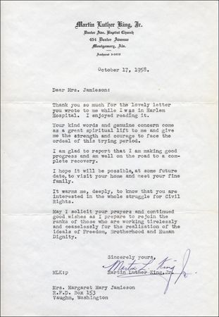 Lot #307 Martin Luther King, Jr - Image 1