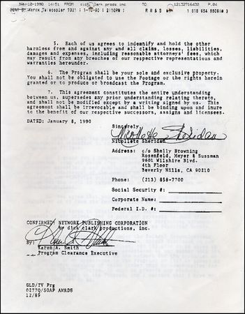 Lot #1015 Celebrity Contracts - Image 10
