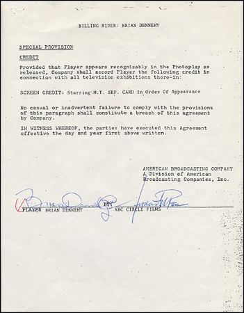 Lot #1015 Celebrity Contracts - Image 4