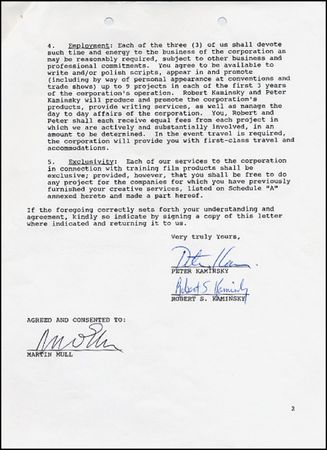 Lot #1015 Celebrity Contracts - Image 8