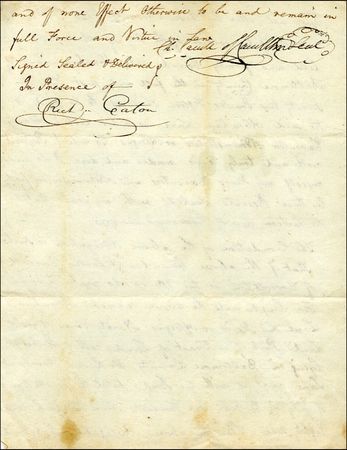 Lot #248 Declaration of Independence: Carroll, Charles - Image 2