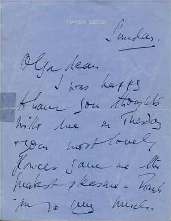 Lot #1234 Vivien Leigh - Image 1