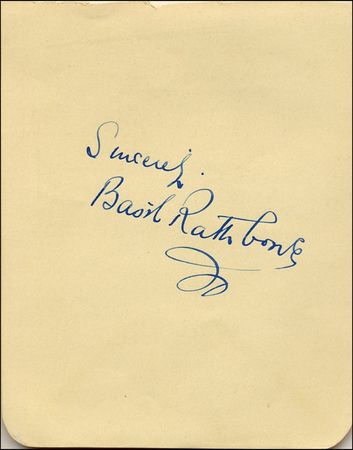 Lot #1312 Basil Rathbone and Nigel Bruce - Image 2