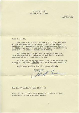 Lot #141 Richard Nixon - Image 3