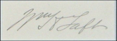 Lot #182 William H. Taft - Image 1