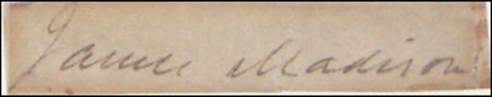 Lot #121 James Madison - Image 1