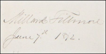 Lot #57 Millard Fillmore - Image 1
