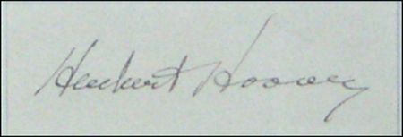 Lot #88 Herbert Hoover - Image 1
