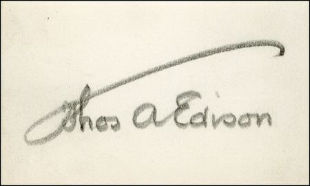 Lot #258 Thomas Edison - Image 1