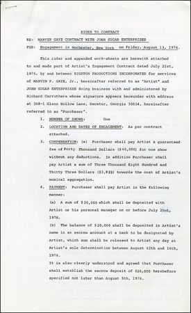 Lot #833 Marvin Gaye - Image 2