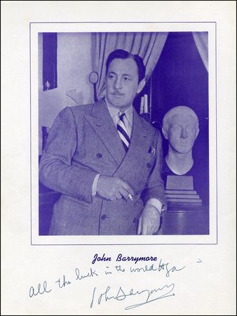 Lot #977 John Barrymore - Image 1
