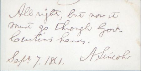Lot #115 Abraham Lincoln - Image 1