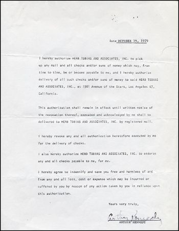 Lot #1077 Documents of the Stars - Image 9