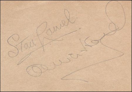 Lot #1229 Stan Laurel and Oliver Hardy - Image 1