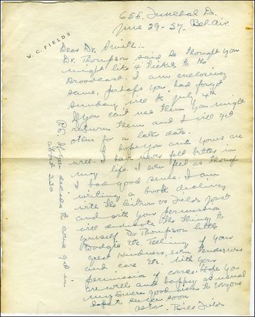 Lot #1101 W. C. Fields - Image 1
