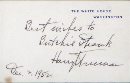 Lot #194 Harry S. Truman - Image 1