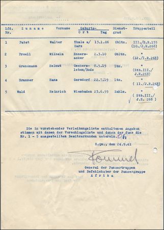 Lot #496 Erwin Rommel - Image 2