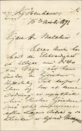 Lot #839 Edvard Grieg - Image 1