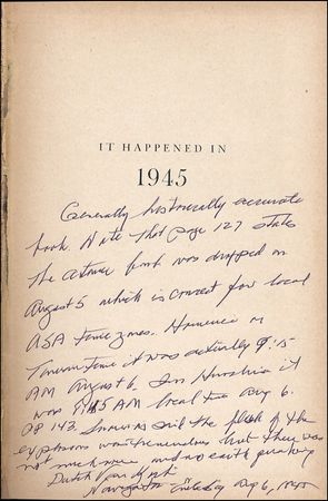 Lot #425  Enola Gay: Van Kirk, Theodore - Image 1