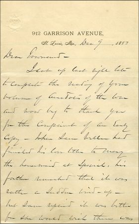 Lot #503 William T. Sherman - Image 1