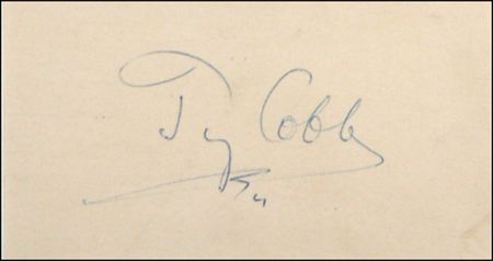 Lot #1525 Ty Cobb - Image 1