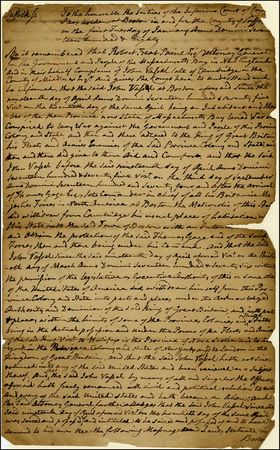 Lot #250 Declaration of Independence: Paine, Robert Treat - Image 1
