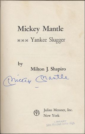 Lot #1630 Mickey Mantle - Image 1