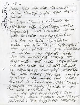 Lot #386 Simon Wiesenthal - Image 1