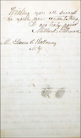 Lot #58 Millard Fillmore - Image 2