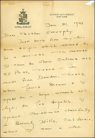 Lot #659 Sinclair Lewis - Image 1