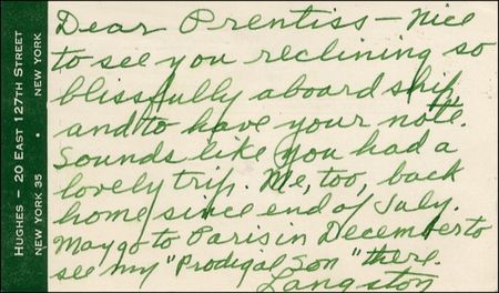 Lot #585 Langston Hughes - Image 1