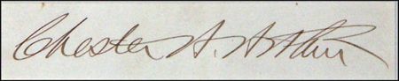 Lot #8 Chester A. Arthur