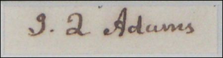 Lot #2 John Quincy Adams