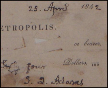 Lot #3 John Quincy Adams