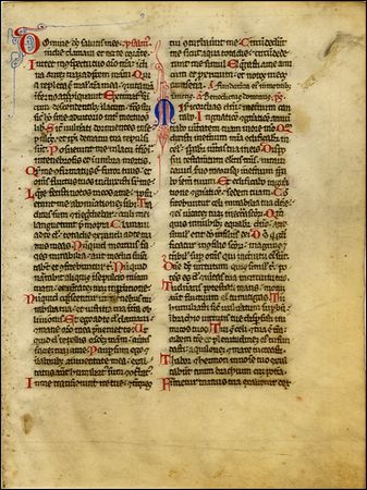 Lot #250 Illuminated Manuscript - Image 2