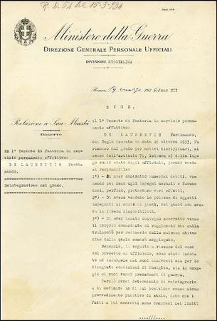 Lot #278 Benito Mussolini - Image 1