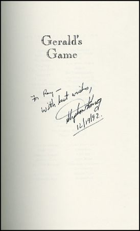Lot #597 Stephen King - Image 1