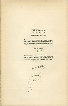 Lot #649 H. G. Wells - Image 1