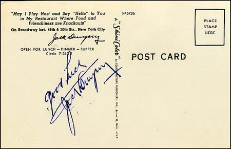 Lot #1550 Jack Dempsey - Image 1
