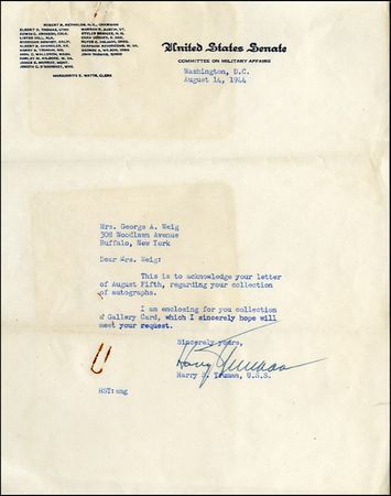 Lot #150 Harry S. Truman - Image 2