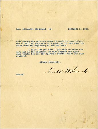 Lot #132 Franklin D. Roosevelt - Image 2
