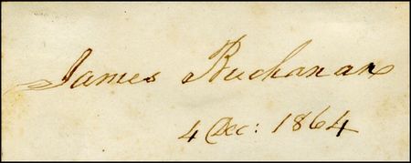 Lot #13 James Buchanan