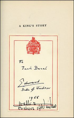 Lot #330 Duke and Duchess of Windsor - Image 1