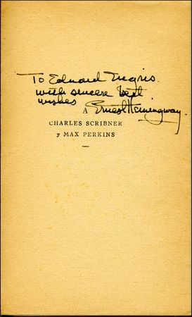 Lot #575 Ernest Hemingway - Image 1