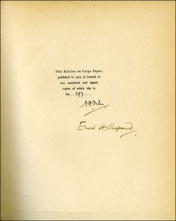 Lot #612 A. A. Milne and Ernest Shepard - Image 1