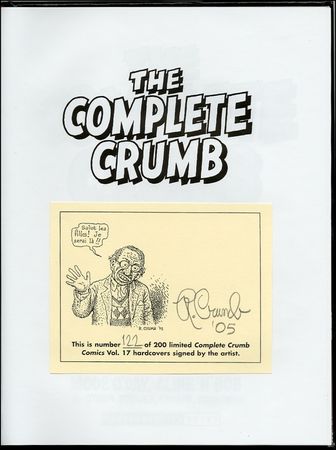 Lot #657 Robert Crumb - Image 1