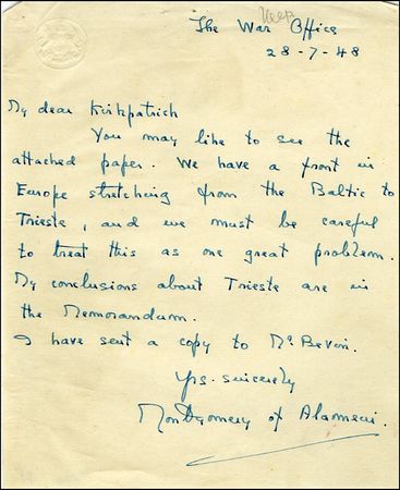 Lot #418 Montgomery of Alamein - Image 1